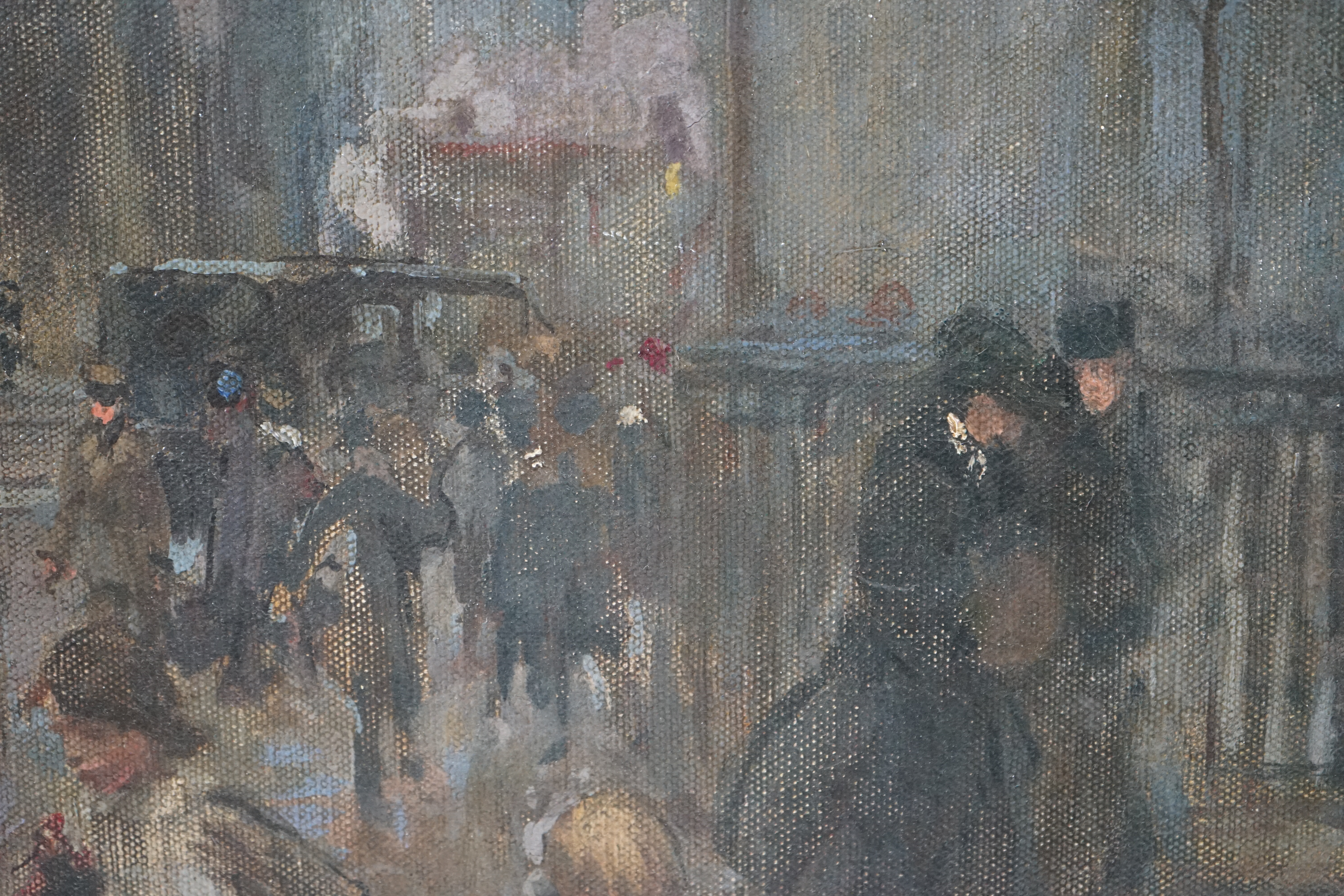 Kate Elizabeth Olver (British, 1881-1960), 'Return from the front, 1916', oil on canvas, 137 x 99cm